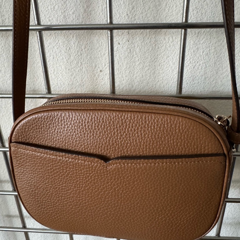 KATE SPADE Kourtney Suede Mustard Crossbody Bag - Picture 5 of 15